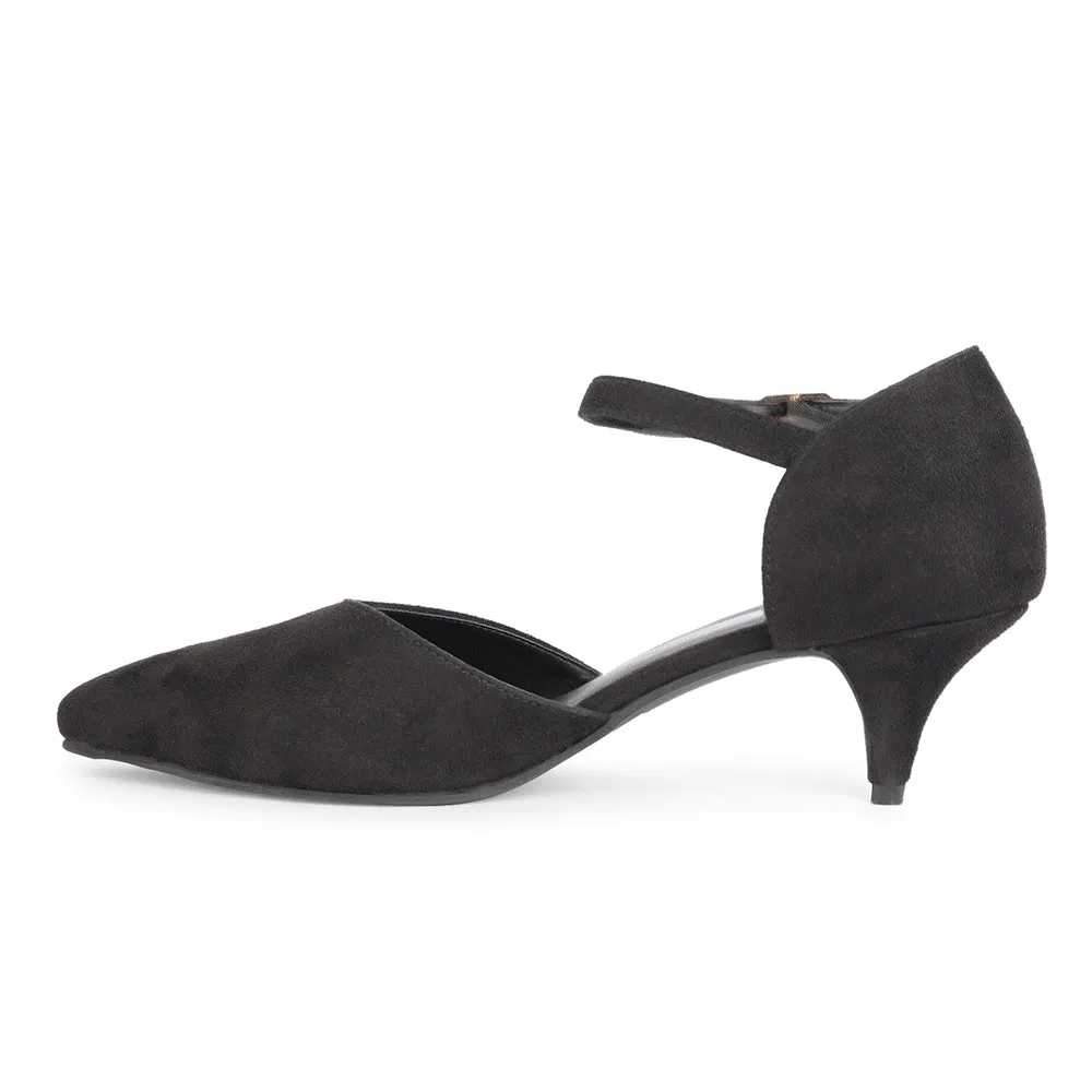 Senorita Casual Black Sandal For Women KITTEN-2E By Liberty