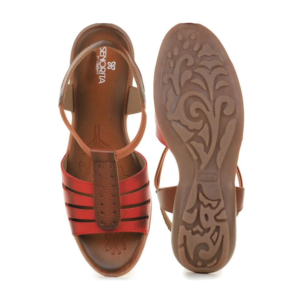 Senorita Casual (Cherry) Sandals For Women CH-06 By Liberty