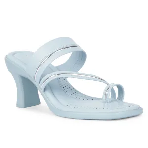 Senorita Casual S.Blue Block Heels For Women D839-03 By Liberty