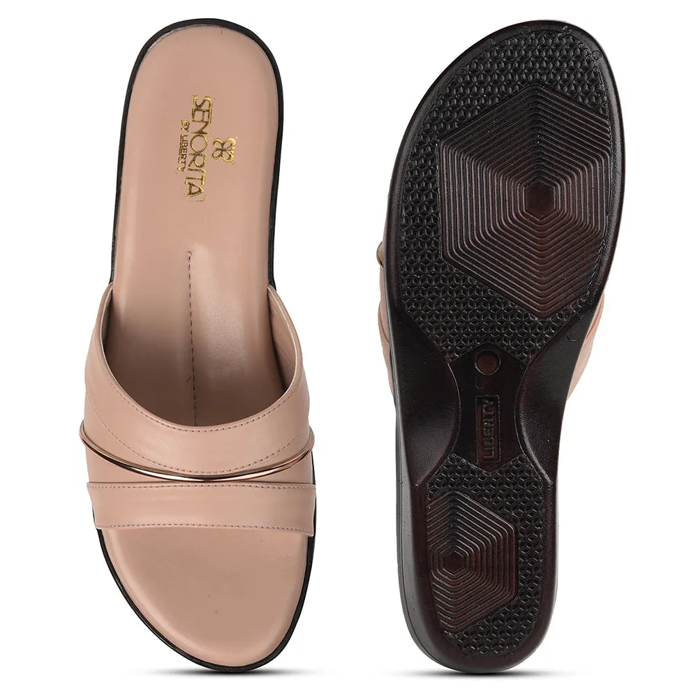 Senorita Peach Casual Sandal For Women LNF-3 By Liberty