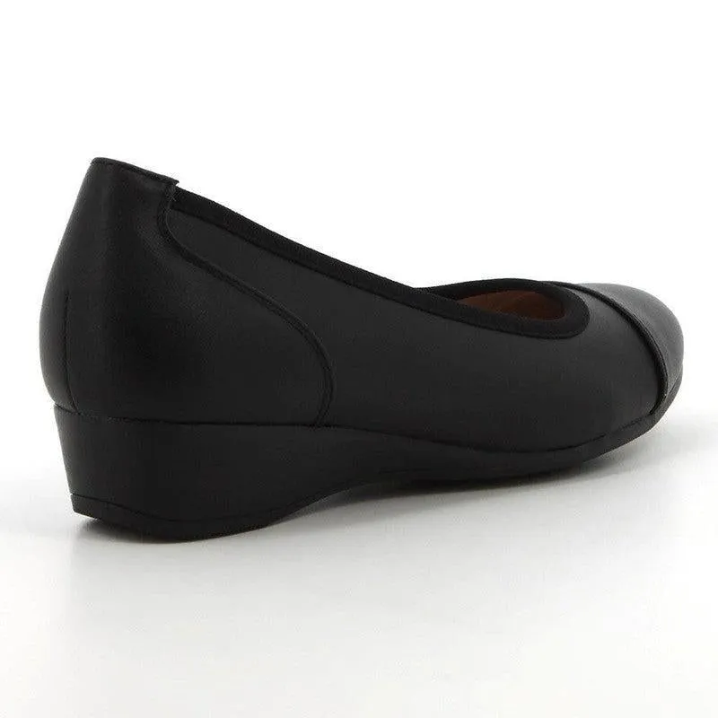 Soft Style By Hush Puppies Rishelle Wedge - Black Mono