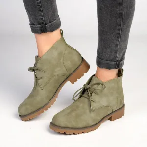 Soft Style By Hush Puppies Sam Ankle Bootie - Khaki