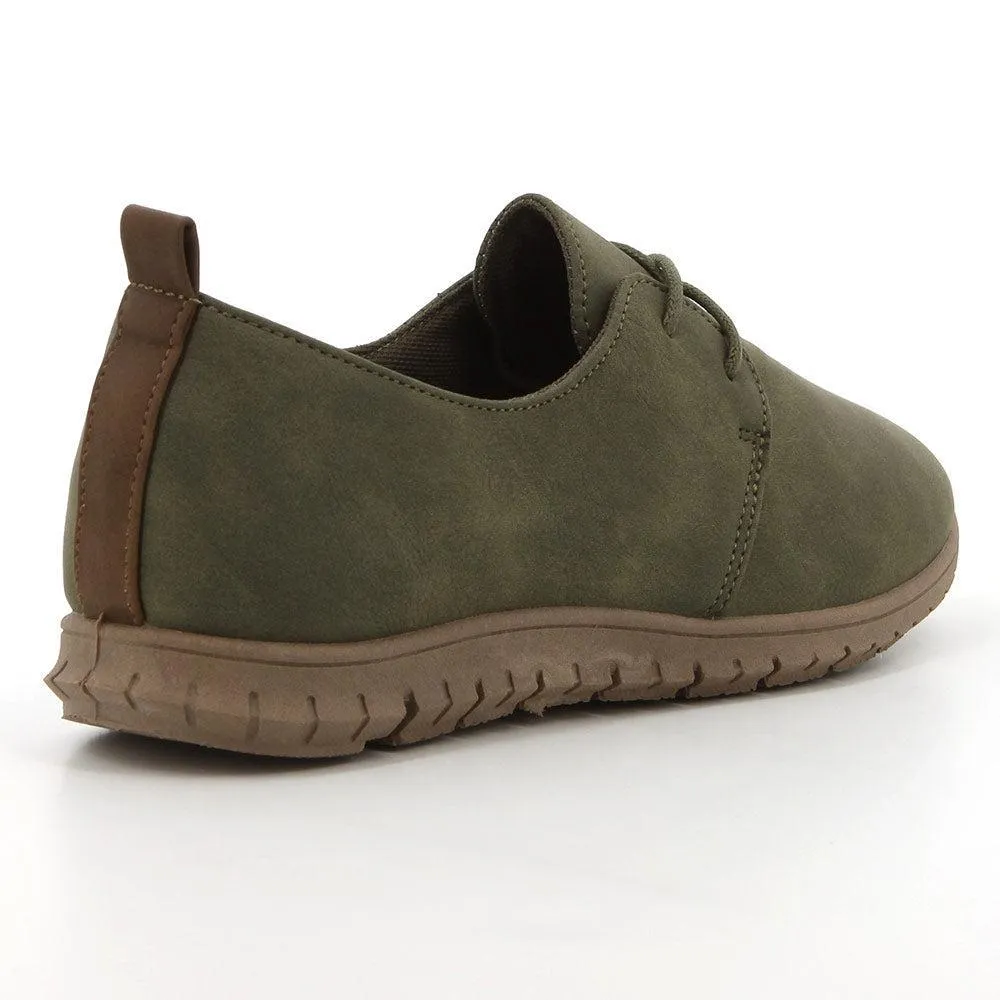 Soft Style by Hush Puppy Narissa Nubuck Sneaker - Khaki