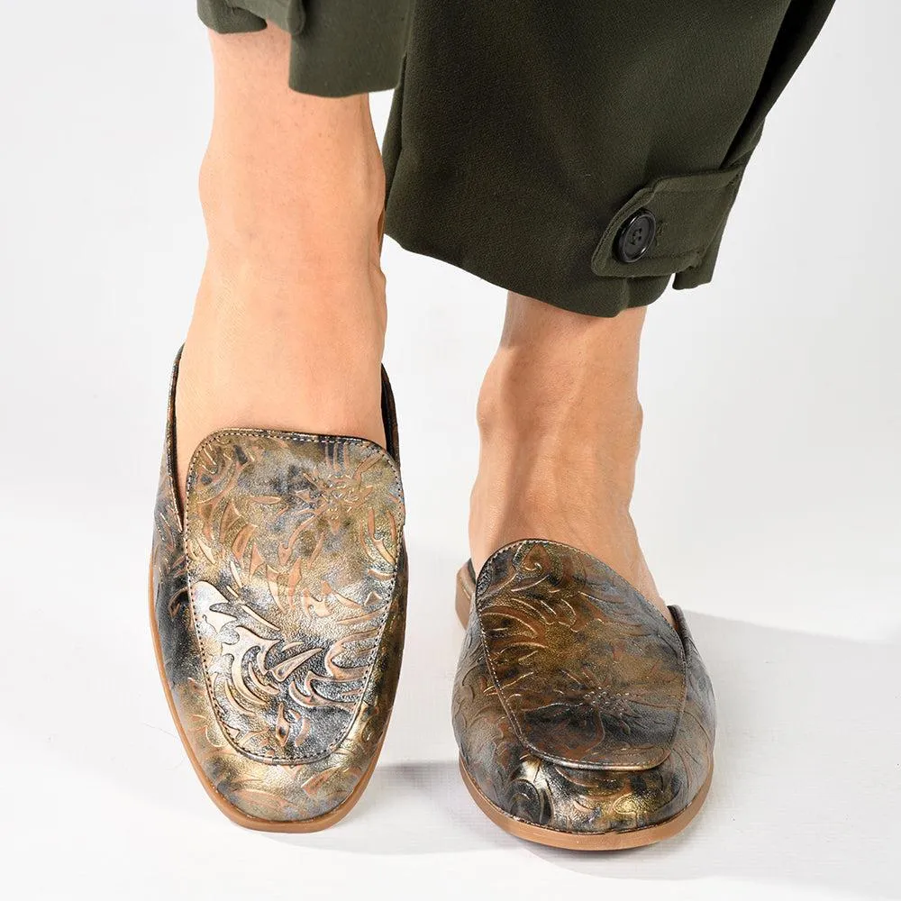 Soft Style By Hush Puppy Rodriga Mule Sandal - Bronze