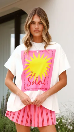 Soleil Top and Shorts Set - Pink