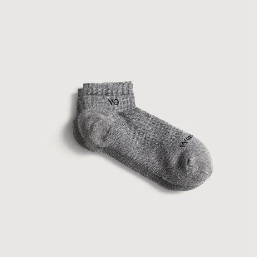 Solid Cushioned No Show Socks