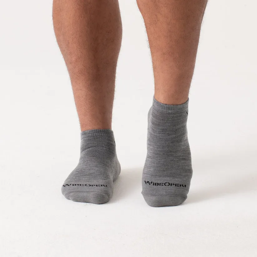 Solid Cushioned No Show Socks
