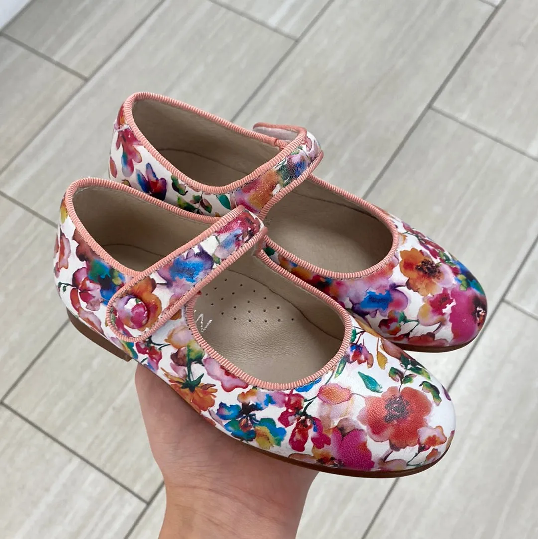 Spain Co Multi Floral Mary Jane