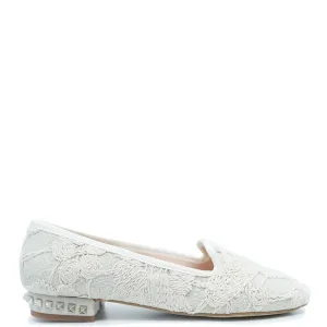 Spain Co Stone Embroidered Studded Loafer