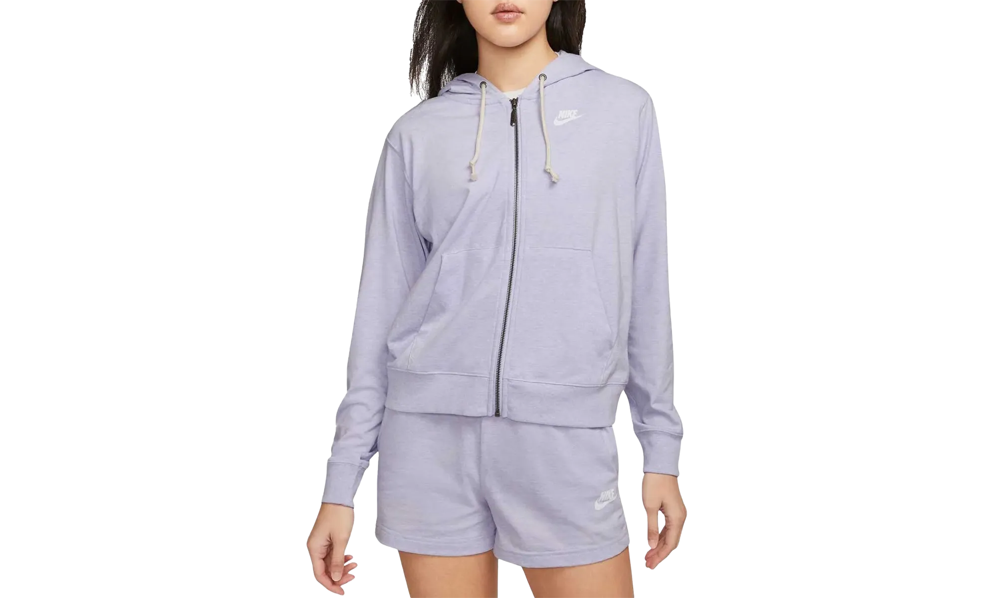 Sportswear Gym Vintage Women's Full-zip Hoodie "INDIGO HAZE/LIGHT PURPLE"