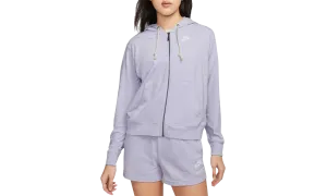 Sportswear Gym Vintage Women's Full-zip Hoodie "INDIGO HAZE/LIGHT PURPLE"