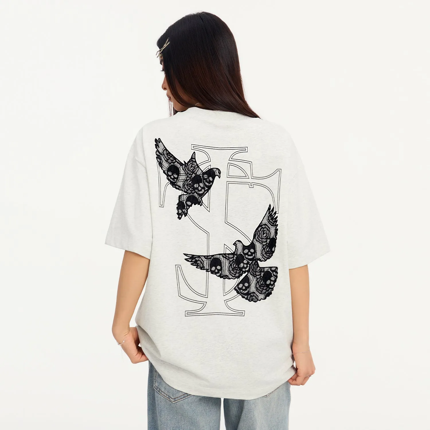 STK-Lace Peace Dove Short Sleeve