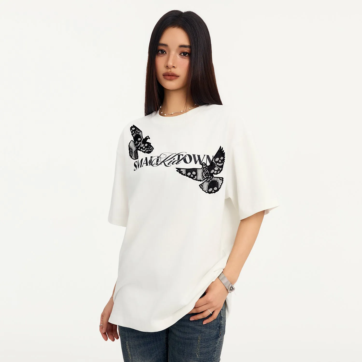 STK-Lace Peace Dove Short Sleeve