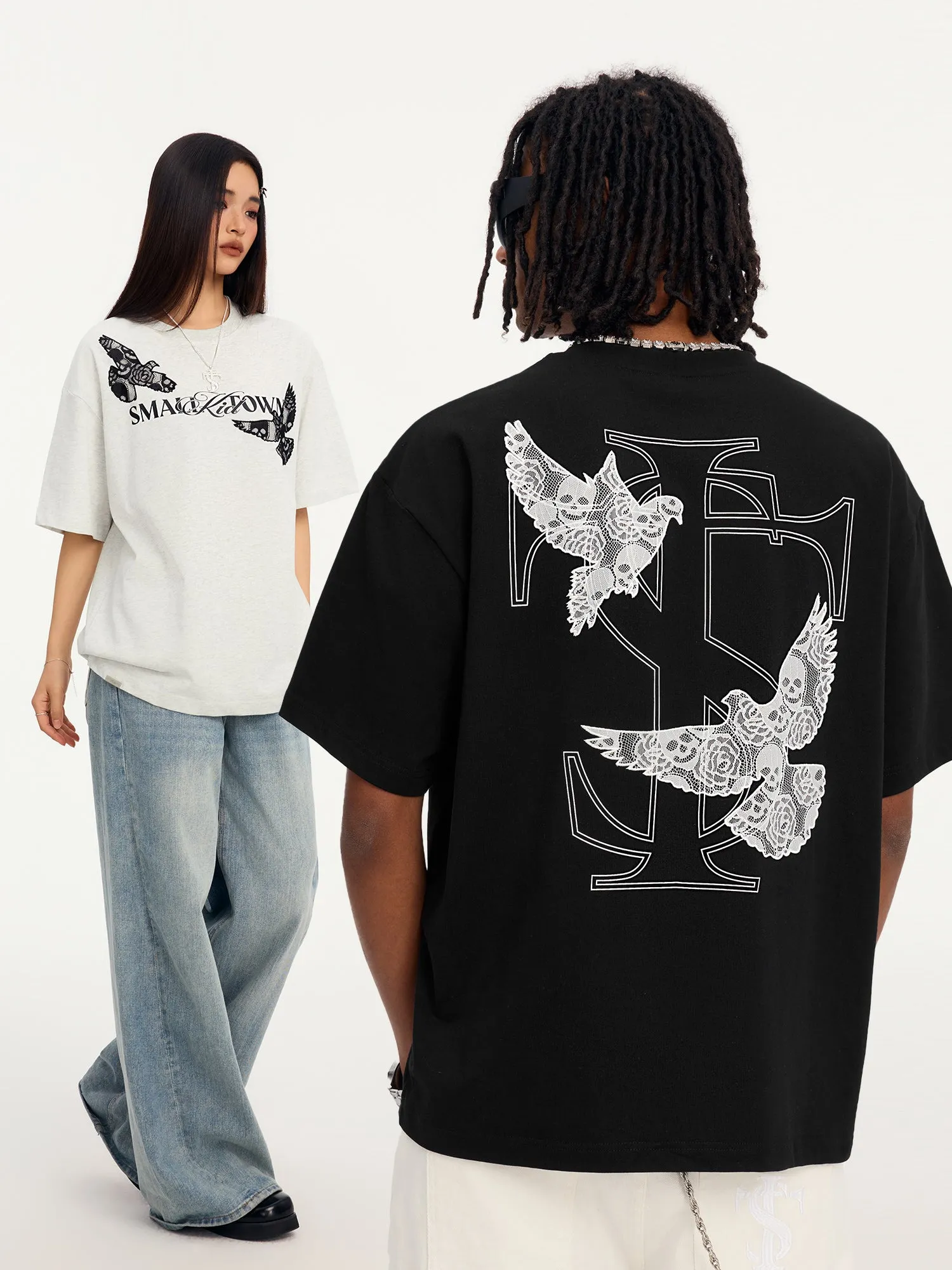 STK-Lace Peace Dove Short Sleeve