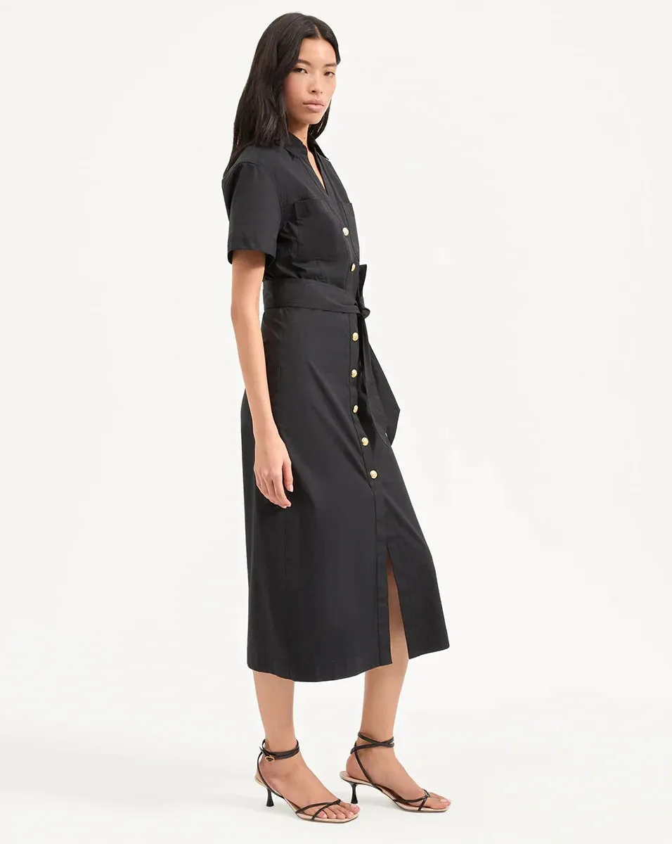 Tabby Midi Dress Black