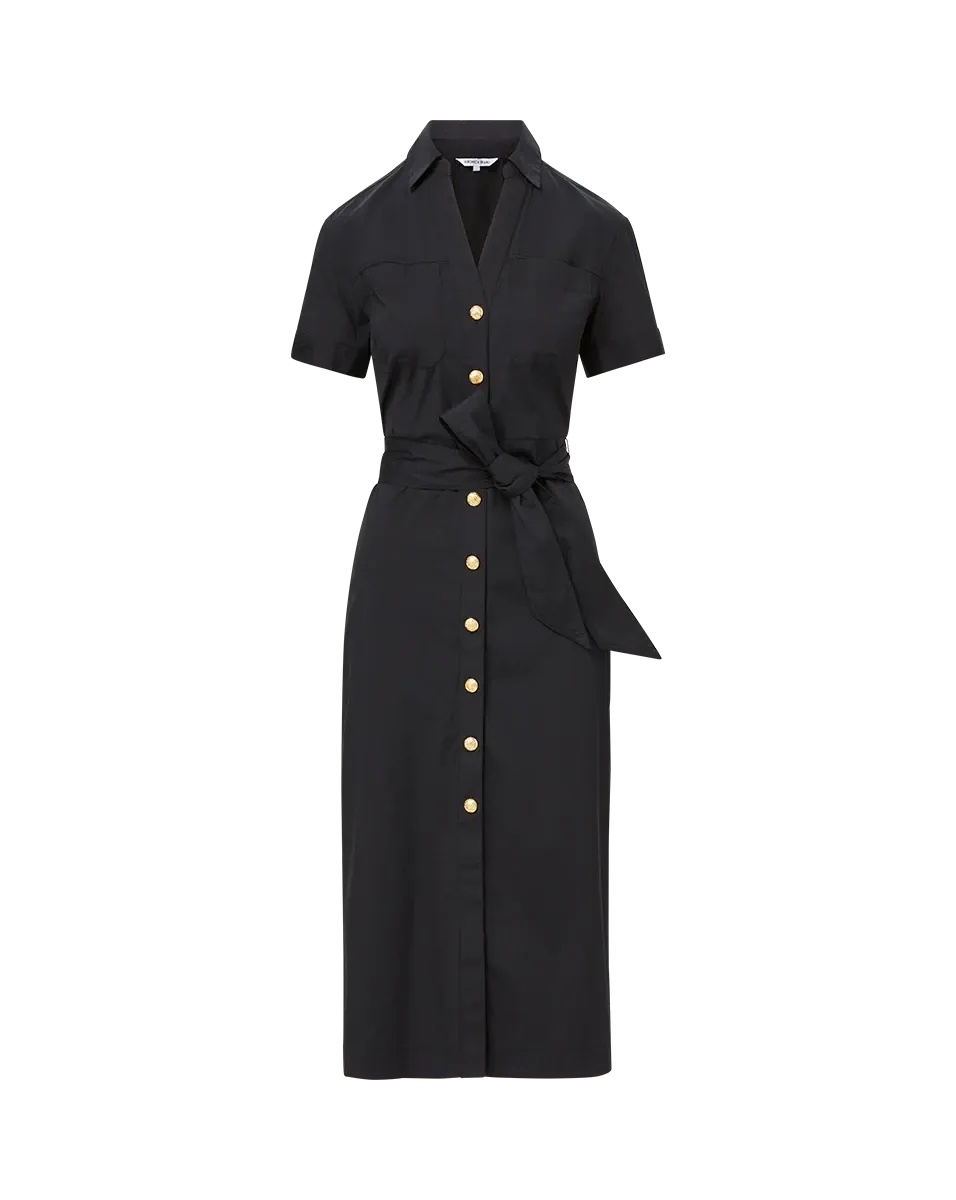 Tabby Midi Dress Black