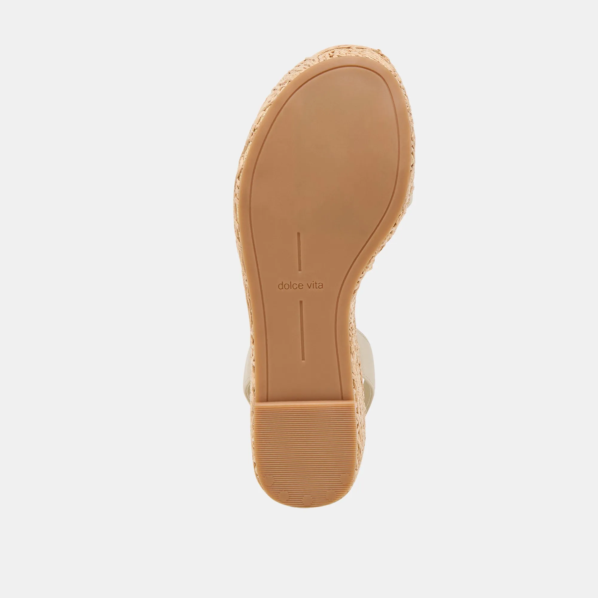 TALISA WEDGES IVORY LEATHER