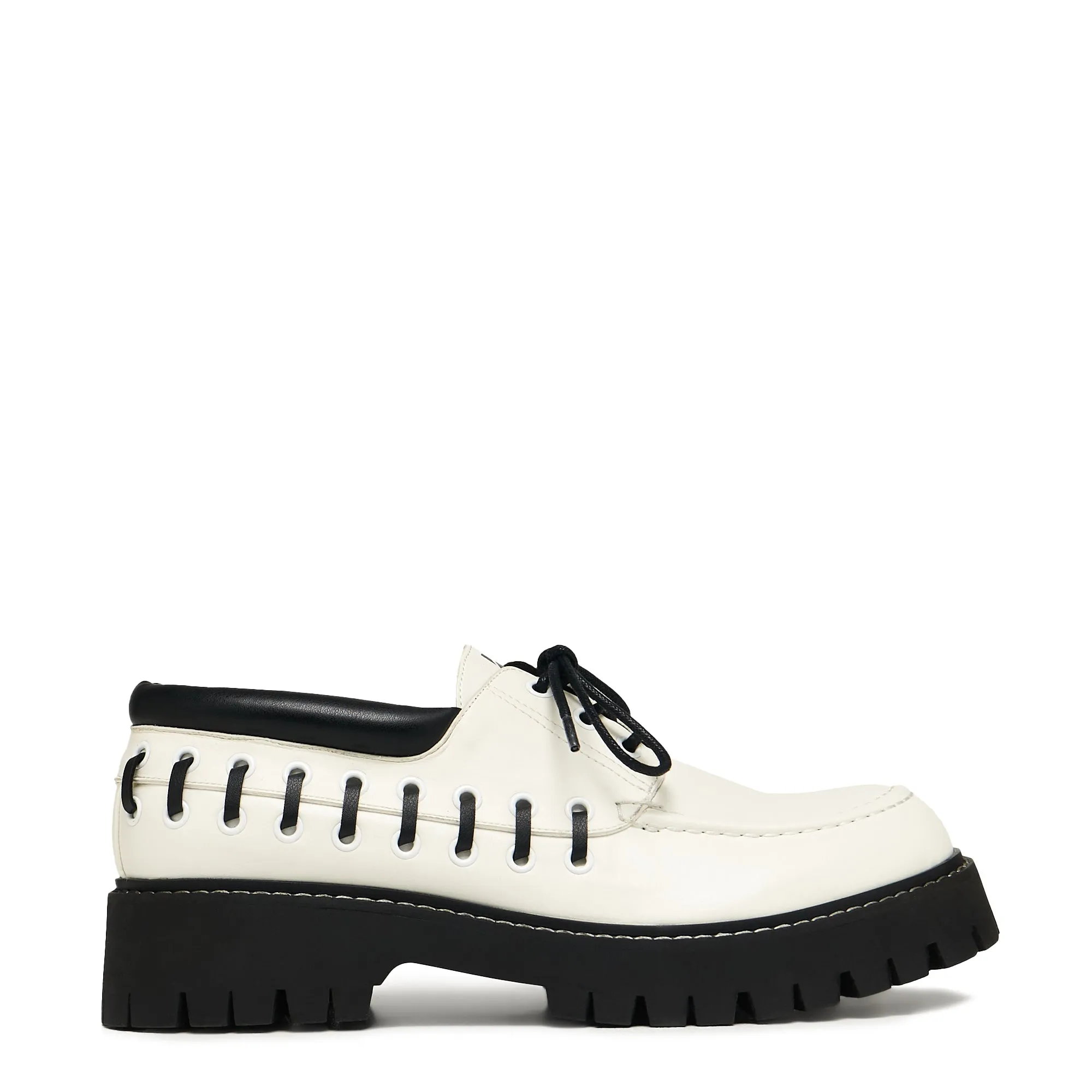Tenar Men's Boat Shoes - Cream