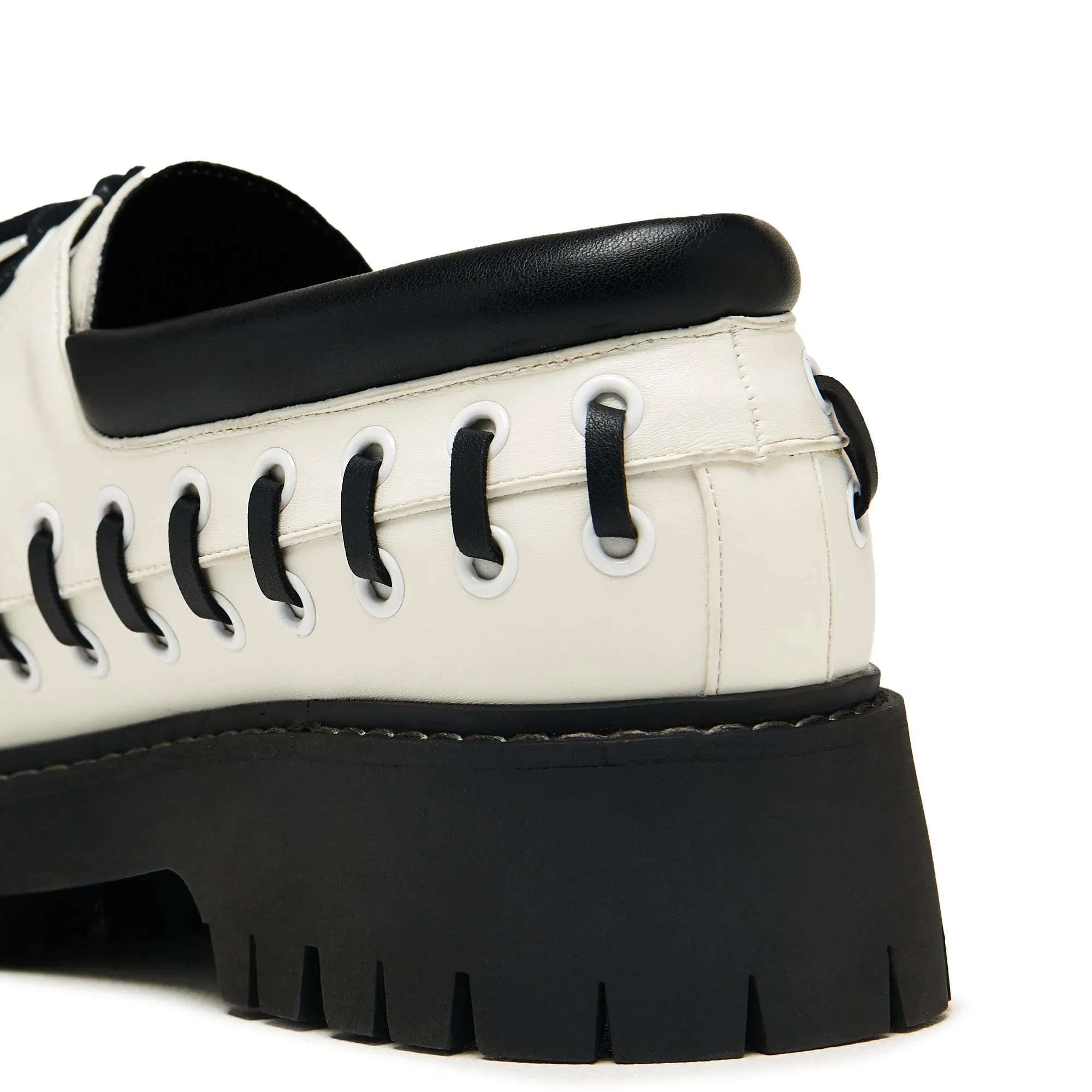 Tenar Men's Boat Shoes - Cream