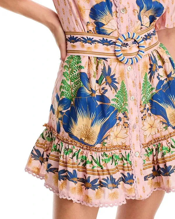 The Dream Garden Pink Mini Dress