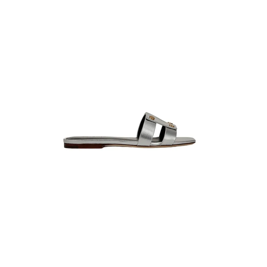 Via Slide Sandal Silver