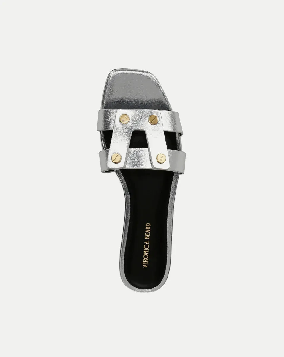 Via Slide Sandal Silver