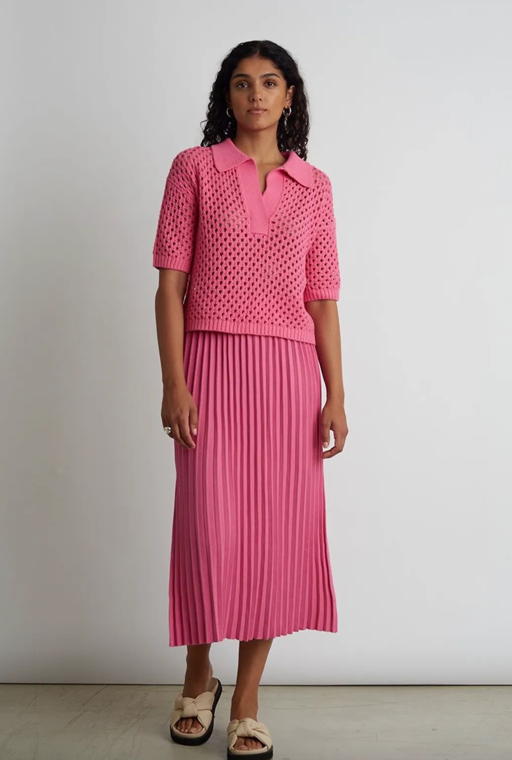 Violet Skirt - Taffy Pink