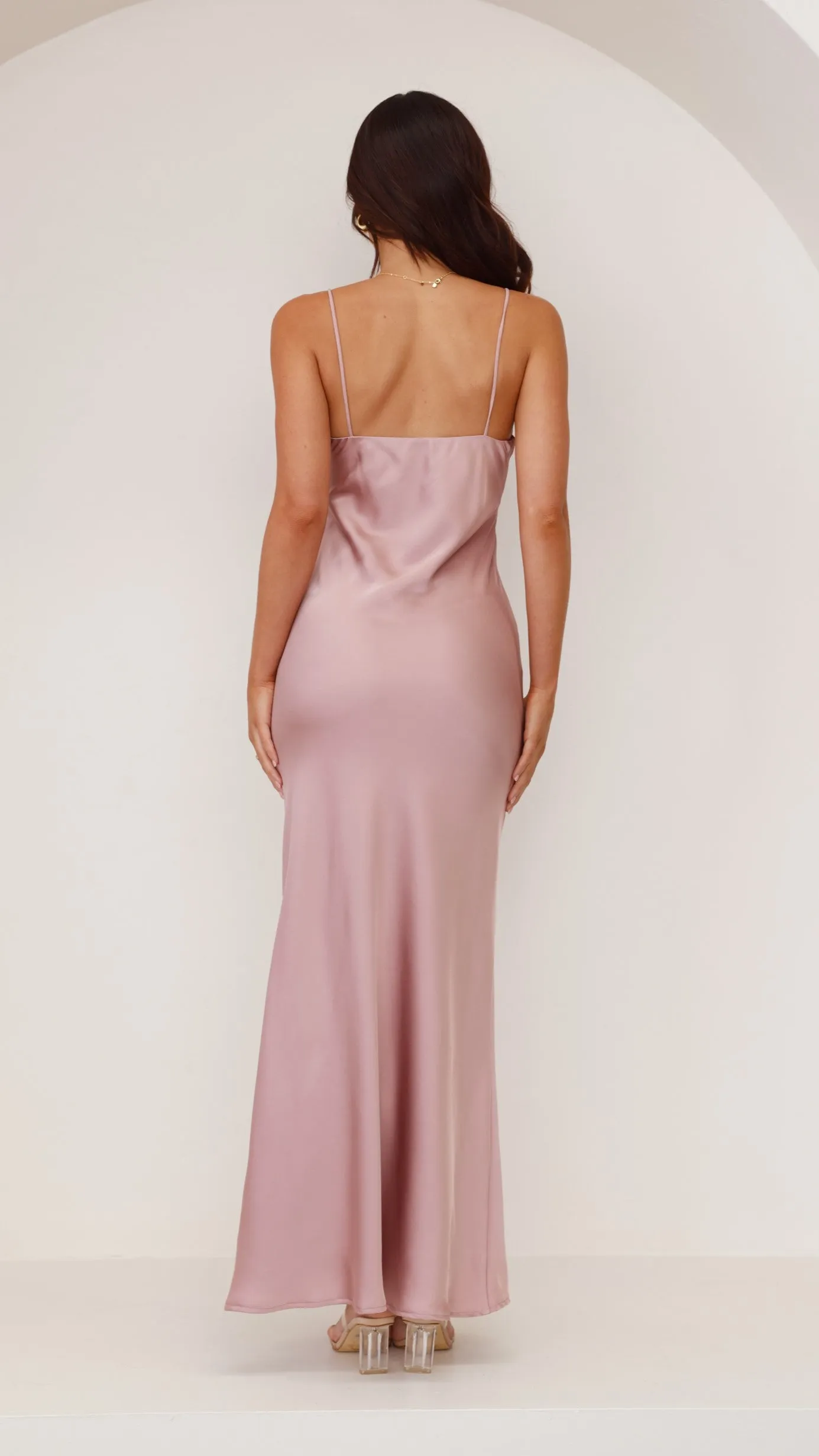 Ziah Maxi Dress - Dusty Pink