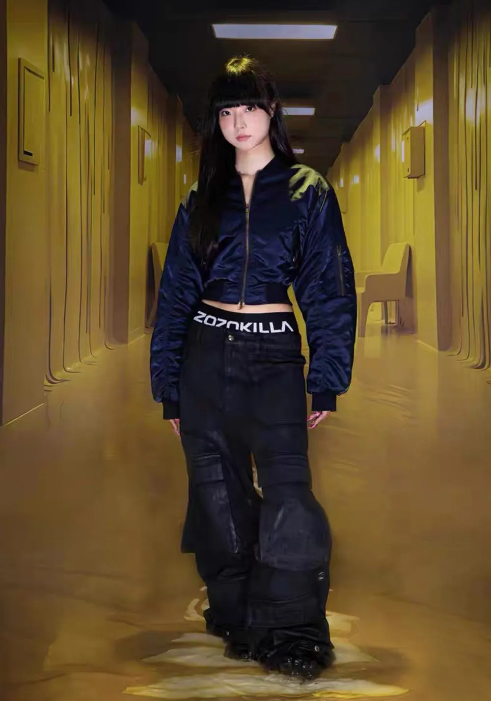 ZOZOKILLA Short and Fitted Air Force Jacket